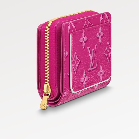 Sold x BNWT Louis vuitton Limited Edition pink canvas Lou wallet - Picture 10 of 12